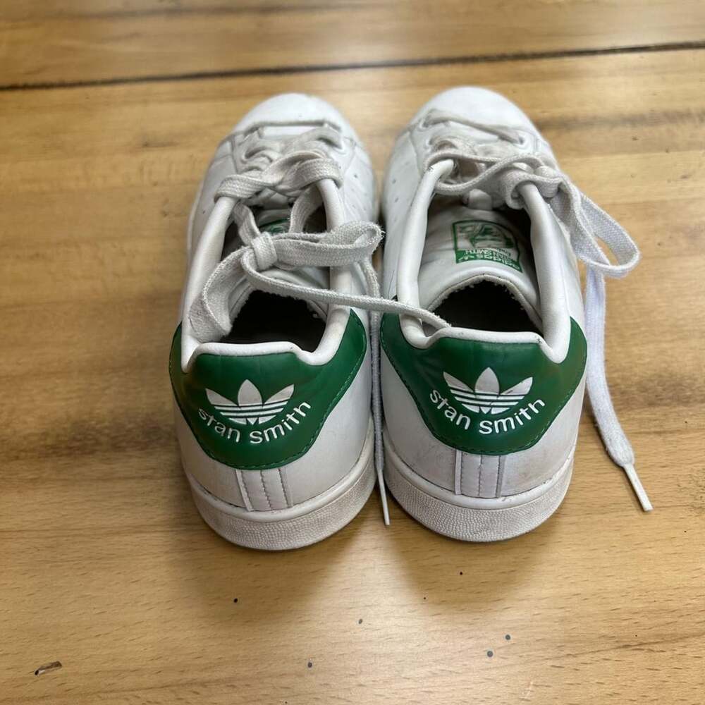 Adidas Stan Smith US 7.5 White Green Sneakers